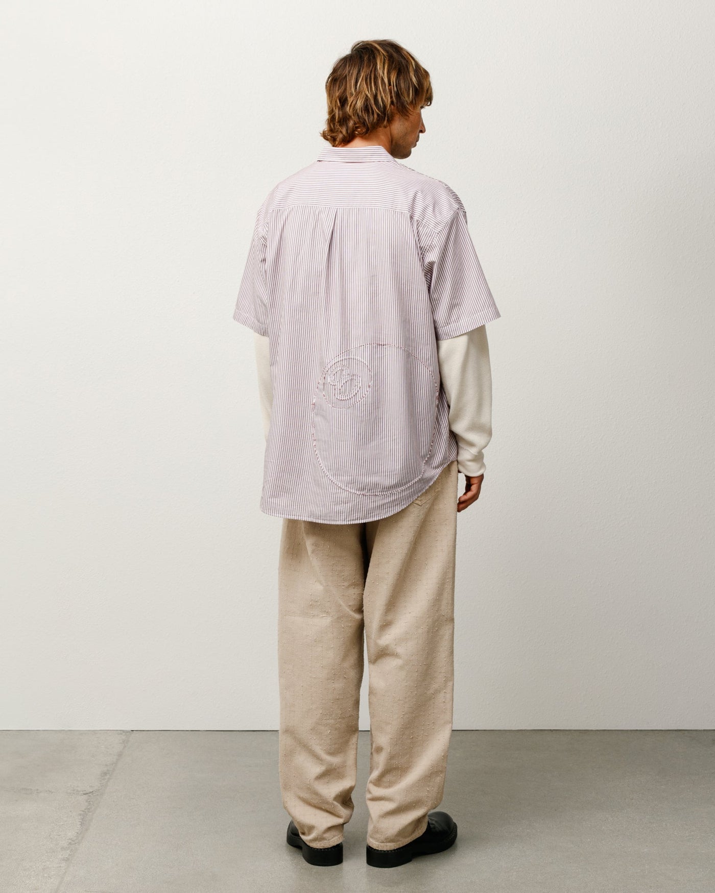 BOXY SS SHIRT 8 BALL STRIPE
