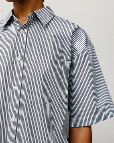 BOXY SS SHIRT 8 BALL STRIPE