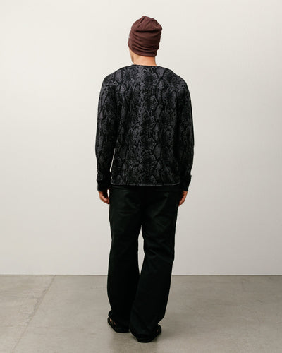 PYTHON KNIT CREW