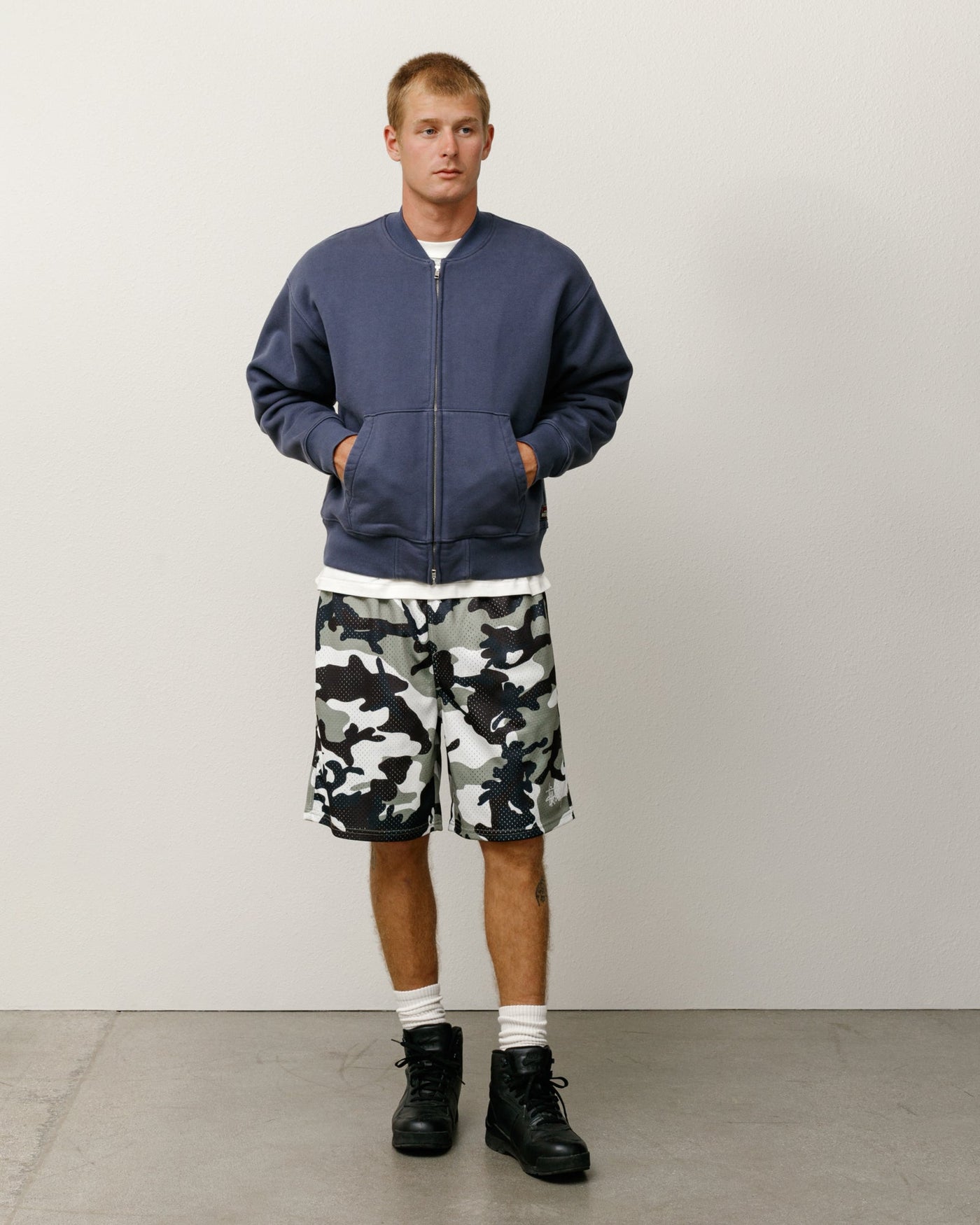 THERMAL LINED FLEECE BOMBER