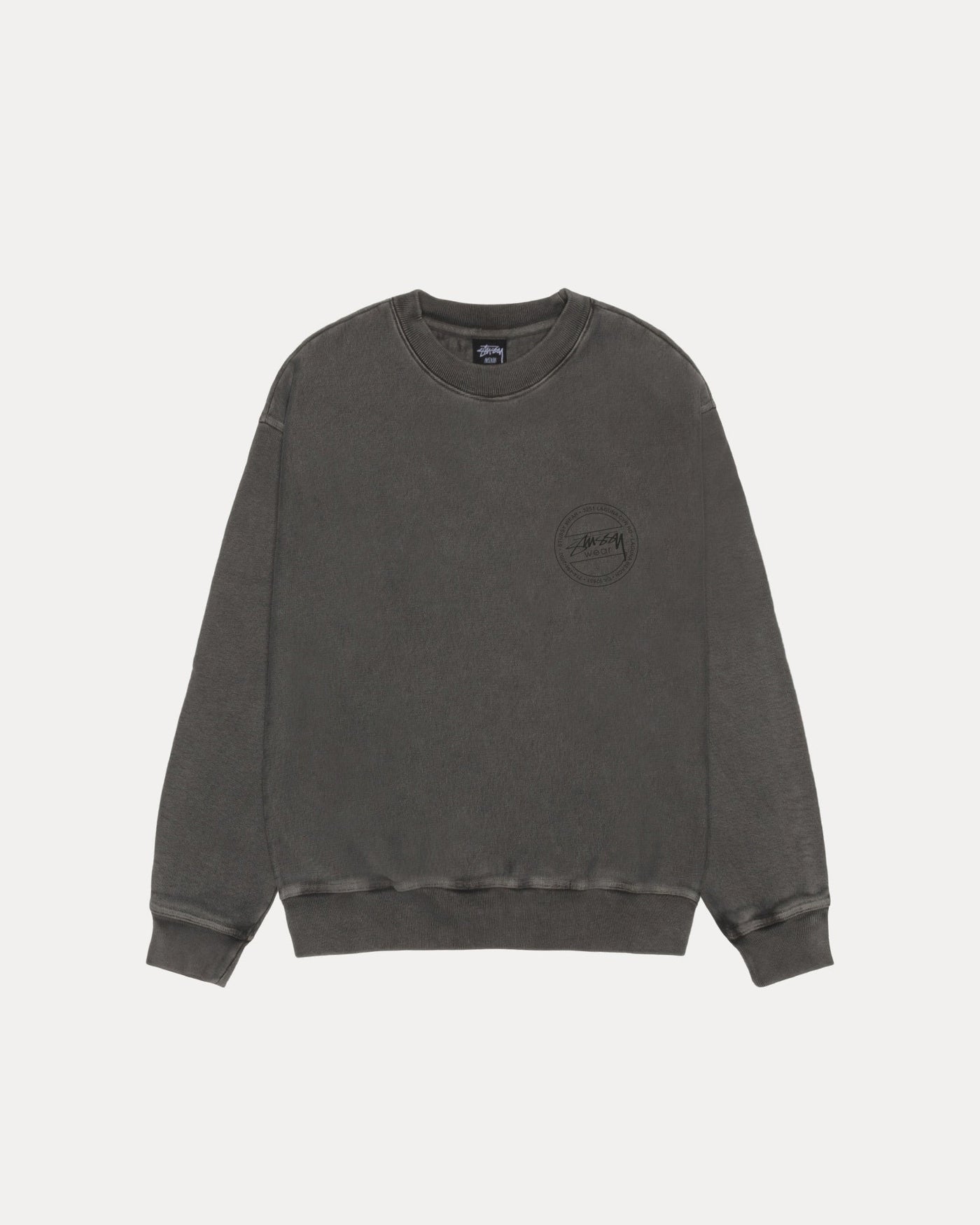 STÜSSY WEAR CREW PIGMENT DYED