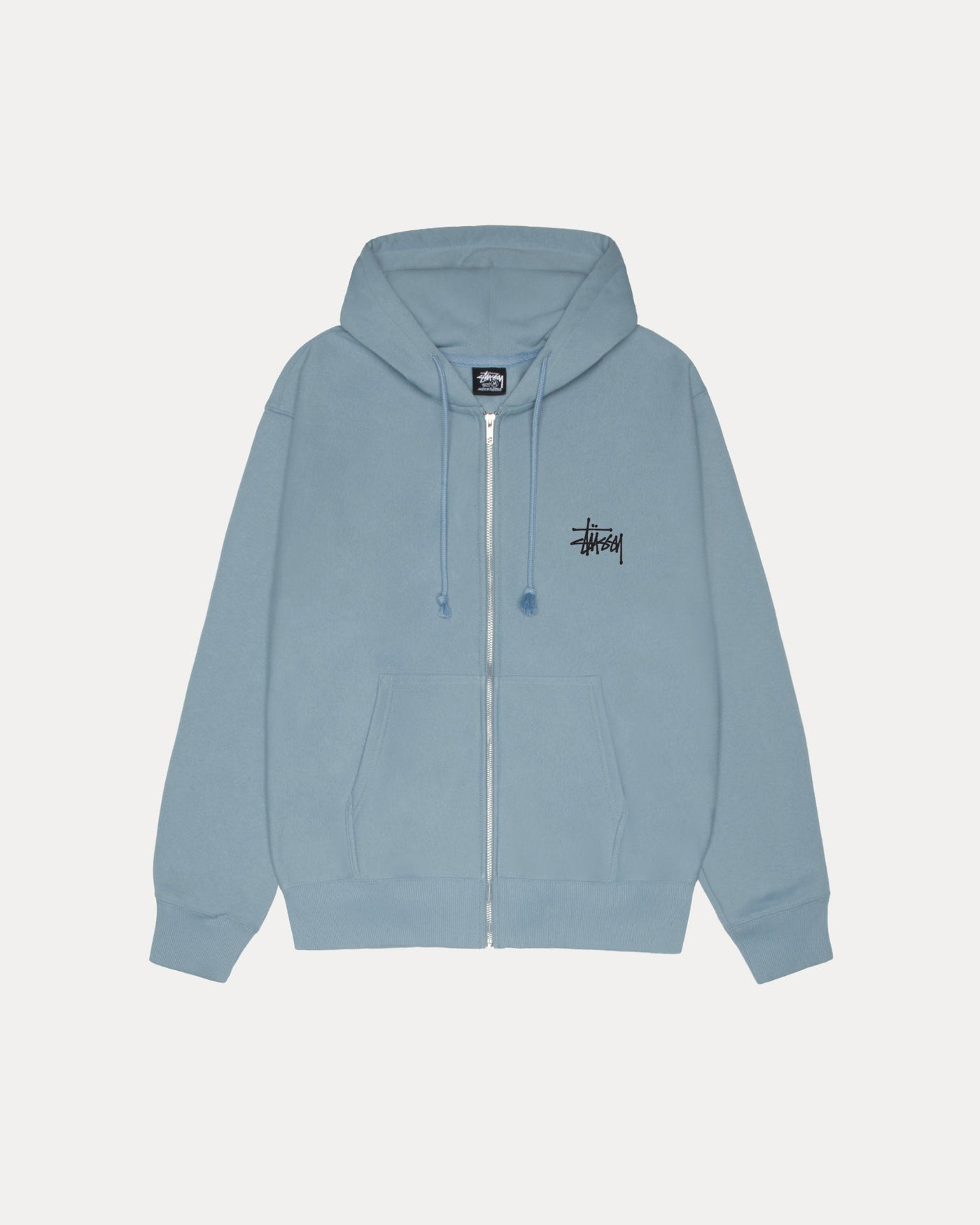 BASIC STÜSSY ZIP HOODIE
