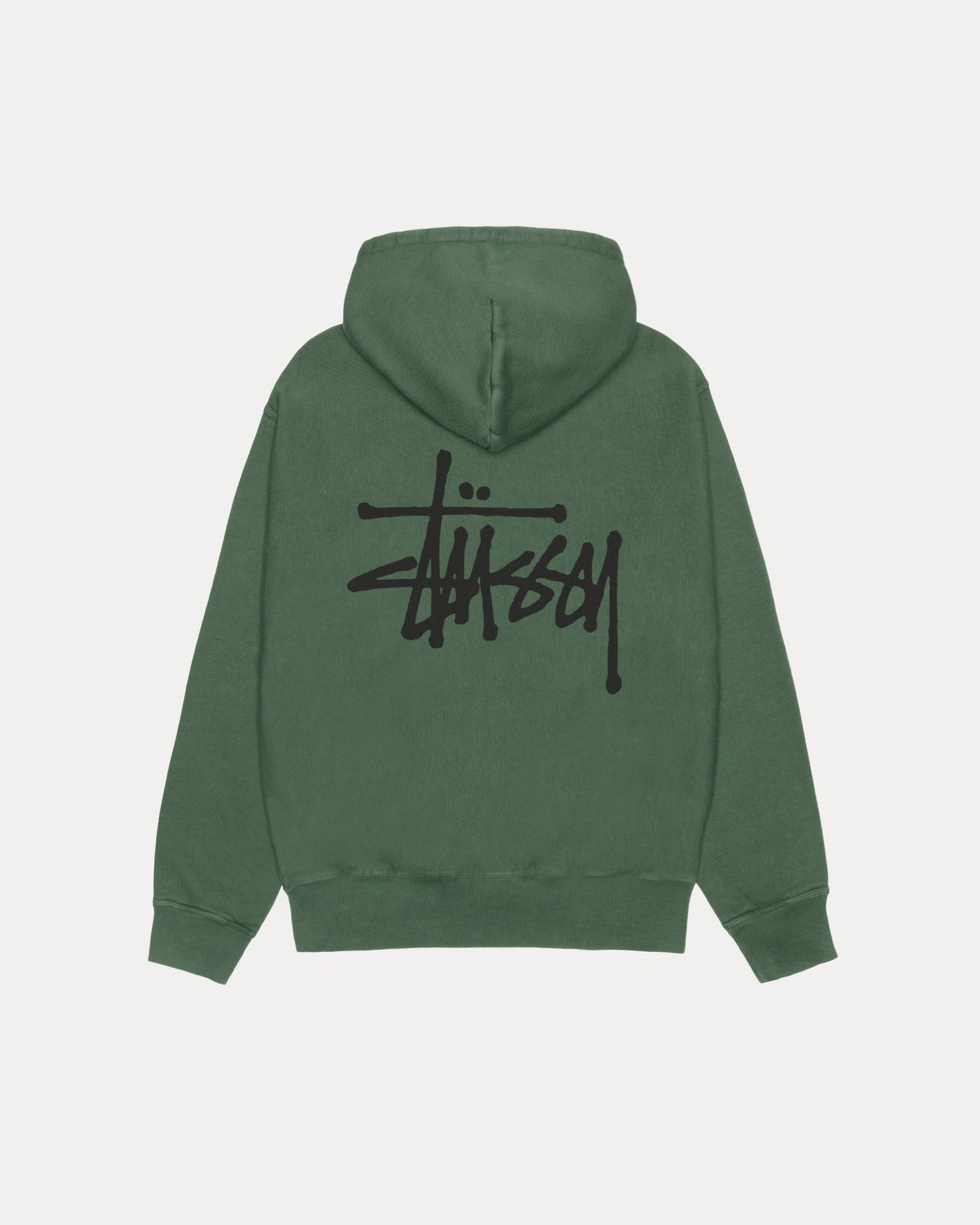 BASIC STÜSSY ZIP HOODIE PIGMENT DYED