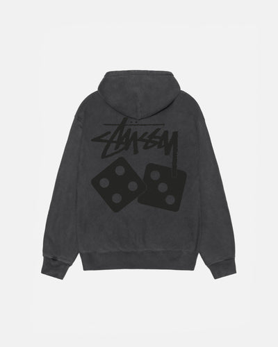 DICE ZIP HOODIE PIGMENT DYED